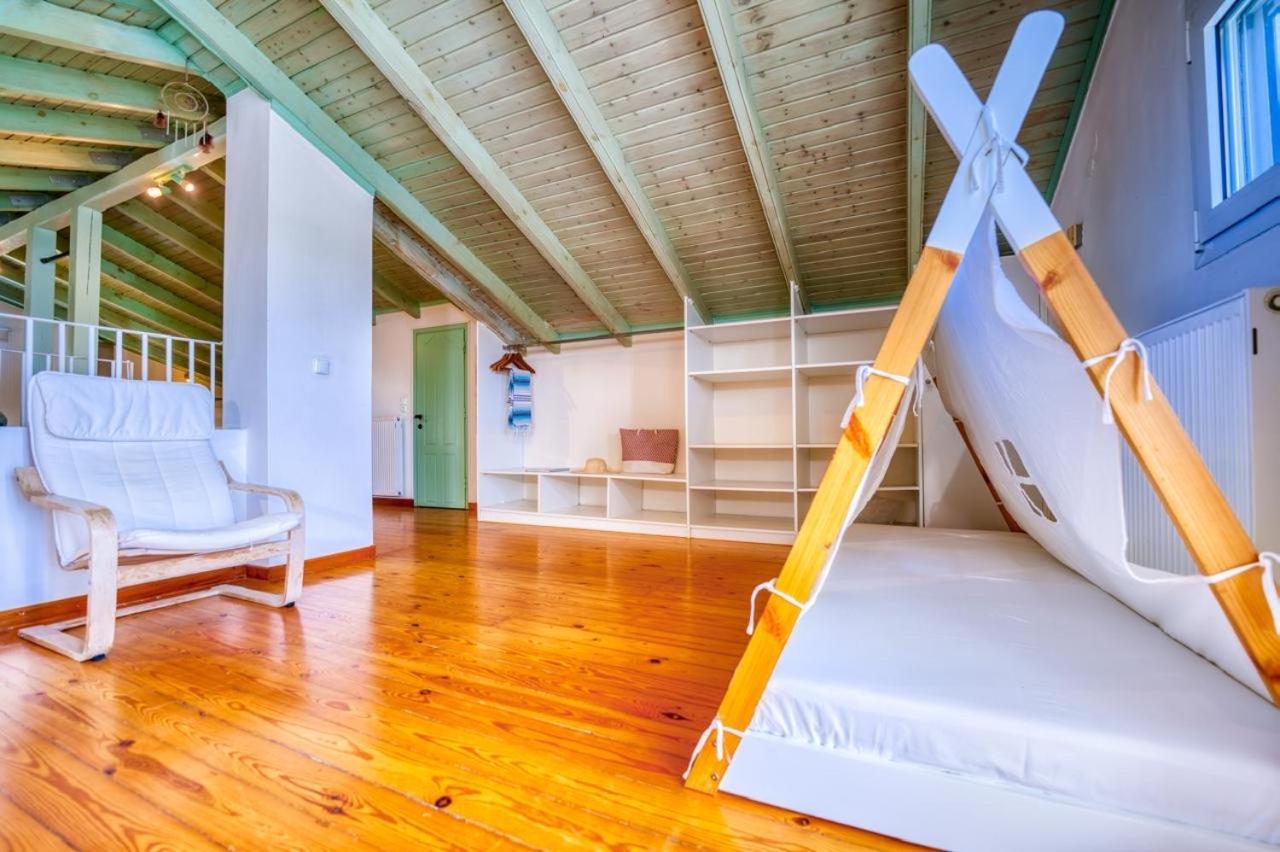 Ferienwohnung Mavres Luxury Loft Ágios Matthaíos Exterior foto