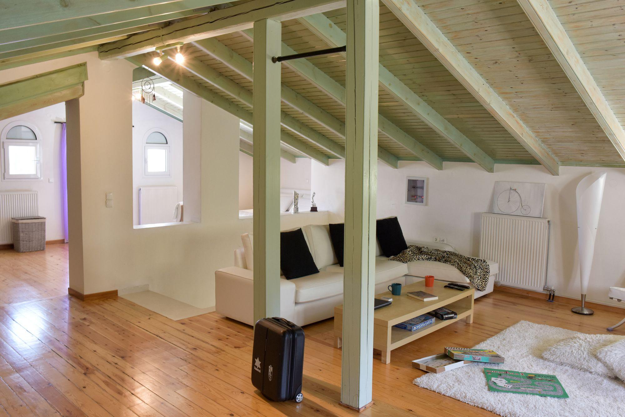 Ferienwohnung Mavres Luxury Loft Ágios Matthaíos Exterior foto